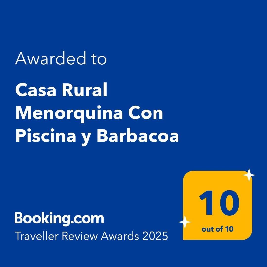 Casa Rural Menorquina Con Piscina Y Barbacoa Sant Climent Экстерьер фото